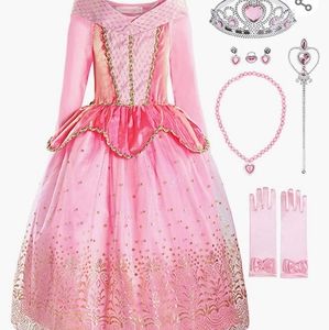 Kid's Sleeping beauty ball gown dress